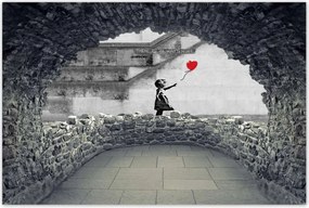 Poszterek 90x60 Banksy Lány Hope