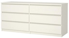 Simplicity II komód 154 x 50 x 70 cm, fehér