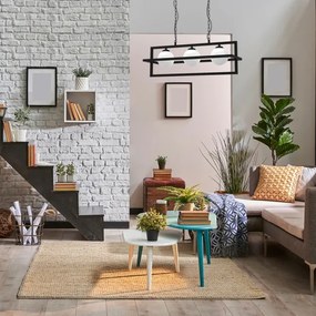 Csillár láncon DIEGO 3xE14/40W/230V fekete