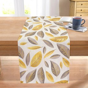 Asztali futó 40x130 cm Yellow And Brown Leaves – Mila Home