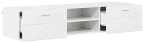 TV szekrény fiókkal Beton szürke 150 x 39 x 30 cm Faanyag