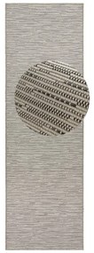Nature szürke futószőnyeg, 80 x 250 cm - BT Carpet