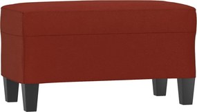 vidaXL bordó műbőr pad 70 x 35 x 41 cm