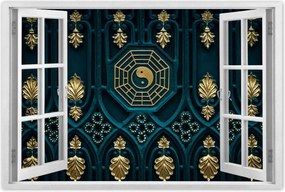 Poszterek 120x80 Absztrakt Arany harmónia