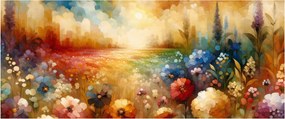 Kép - Színes rét (120x50 cm)