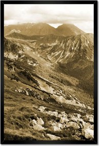 Poszterek keretben 40x60 Tátra Lengyel hegyek Kilátás