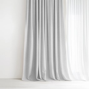 Goldea karácsonyi exkluzív drapéria - ezüst csillogású 160x135 cm