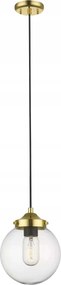 Függő lámpa pont arany üveg gömb 17cm asztal fölé bár sziget Zuma Line