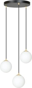 Emibig modern függeszték royal fehér fekete arany emi1243/3