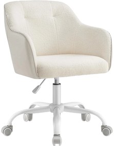 SONGMICS irodai forgószék, állítható magasságú íróasztalszék, cappuccino bézs színben