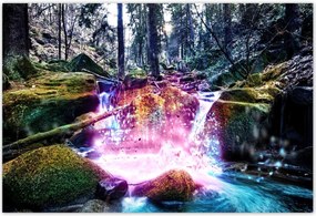 Poszterek 200x135 Patak a hegyekben Tájkép