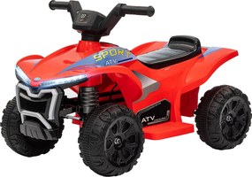 AIYAPLAY 6V Elektromos Quad Gyermekeknek, Gyerek Elektromos Autó, 2.5 km/h Sebesség, Fényszóróval, Előre és Hátra, Zenei Funkcióval, 18-36 Hónapos Gye