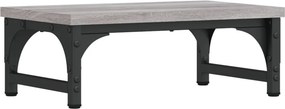 vidaXL szürke sonoma színű szerelt fa monitorállvány 37 x 23 x 14 cm