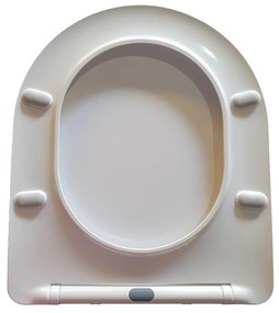 Viva BRILLA SLIM XL WC ülőke - duroplast - lecsapódásgátlós - levehető klikk rendszer - 46 x 36,5 cm