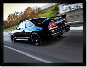 Poszterek keretben 40x30 Nissan Gtr