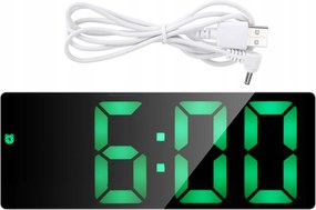 Elektronikus Óra Ébresztő Led Digitális Hőmérő 6CM