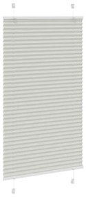 pliszírozott redőny világosszürke 75x100 cm szövetszélesség