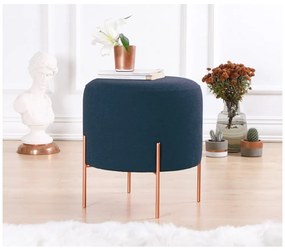 Sötétkék puff Copper – Artie