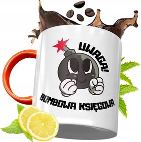 Narancssárga Bögre Könyvelőnek Ajándék fényképes nyomattal