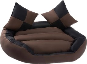 PESTUFF Kutyafekhely  65 x 50 x 20 cm fekete/barna