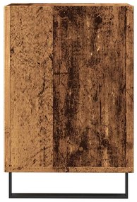 antik fa színű szerelt fa TV-szekrény 100x35x55 cm