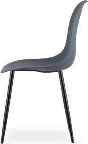 Akció: Palaszürke OSAKA szék fekete lábakkal II. osztály