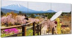 Vászonkép 180x90 Virágzó cseresznye