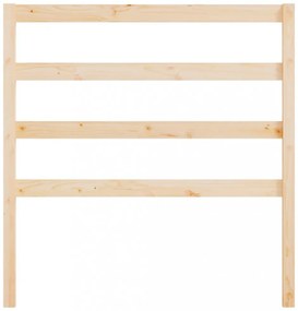 tömör fenyőfa ágy fejtámla 95 x 4 x 100 cm