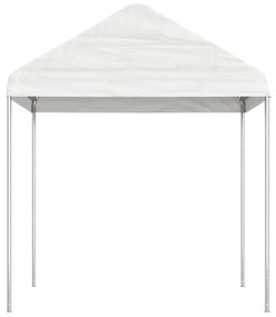 vidaXL fehér polietilén pavilon tetővel 15,61 x 2,28 x 2,69 m