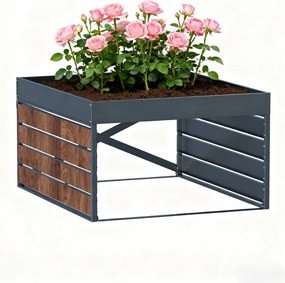 Kerti fűnyíró tároló