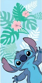 Disney Lilo és Stitch, A csillagkutya Blue Island fürdőlepedő, strand törölköző 70x140cm (Fast Dry)