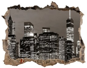 3d-s lyuk vizuális effektusok matrica Manhattan new york city nd-k-73438159