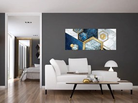 Kép - Márvány hatszögek (120x50 cm)