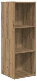 Fali TV Szekrény 4 pcs kézműves tölgy 37 x 37 x 107.5 cm