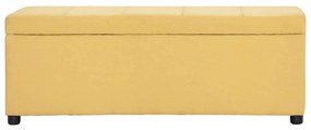 sárga poliészter pad tárolórekesszel 116 cm