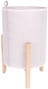 Spot-Light 72719174 - CASIOPEA asztali lámpa 1xE27/40W/230V tölgy