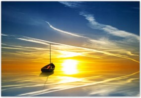 Fotótapéta flizelina 368x254 Magányos hajó Nyugat