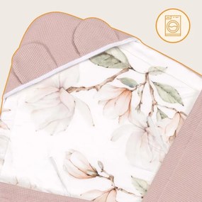 Lionelo - TRAVEL SWADDLE pólya autósüléshez 90x90 cm, bézs magnólia