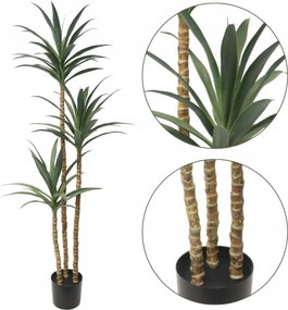 Mesterséges Juka Fa 180 cm Magas Cserépben Növény Dekoratív