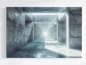 Poszter Alagút Beton Minimalizmus Geometria Folyosó 120x80