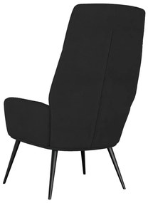 vidaXL fekete művelúr pihenőszék