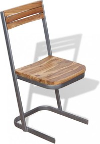 6 db tömör tíkfa étkezőszék