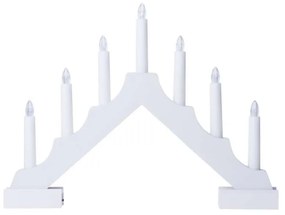 LED Karáconyi gyertyatartó 7xLED/2xAA fehér