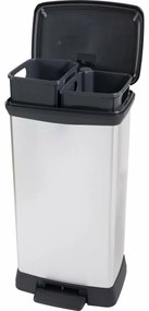 Curver DECO BIN pedálos kuka, 23 + 23 l