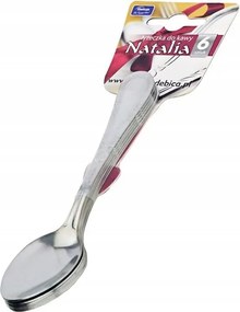 Ezüst Színű Kávés, Tea, Desszertes Kiskanál Készlet 6 Db