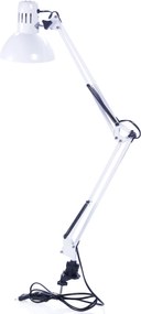 Asztali lámpa fehér rajzlámpa tartóval