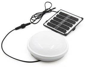 Napelemes Mennyezeti Lámpa Különálló Napelem Panellel - kerek, 50W Legolcsóbb Napelemes Solar Mennyezeti Lámpa