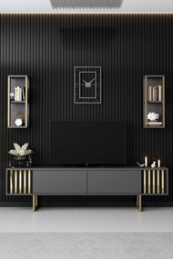 Nappali fal Golden (antracit + arany). 1072968