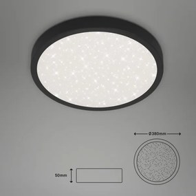 Briloner 3071-015 - LED Mennyezeti lámpa RUNA LED/24W/230V fekete