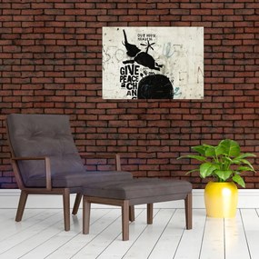 Kép - Slon nad zemou (70x50 cm)